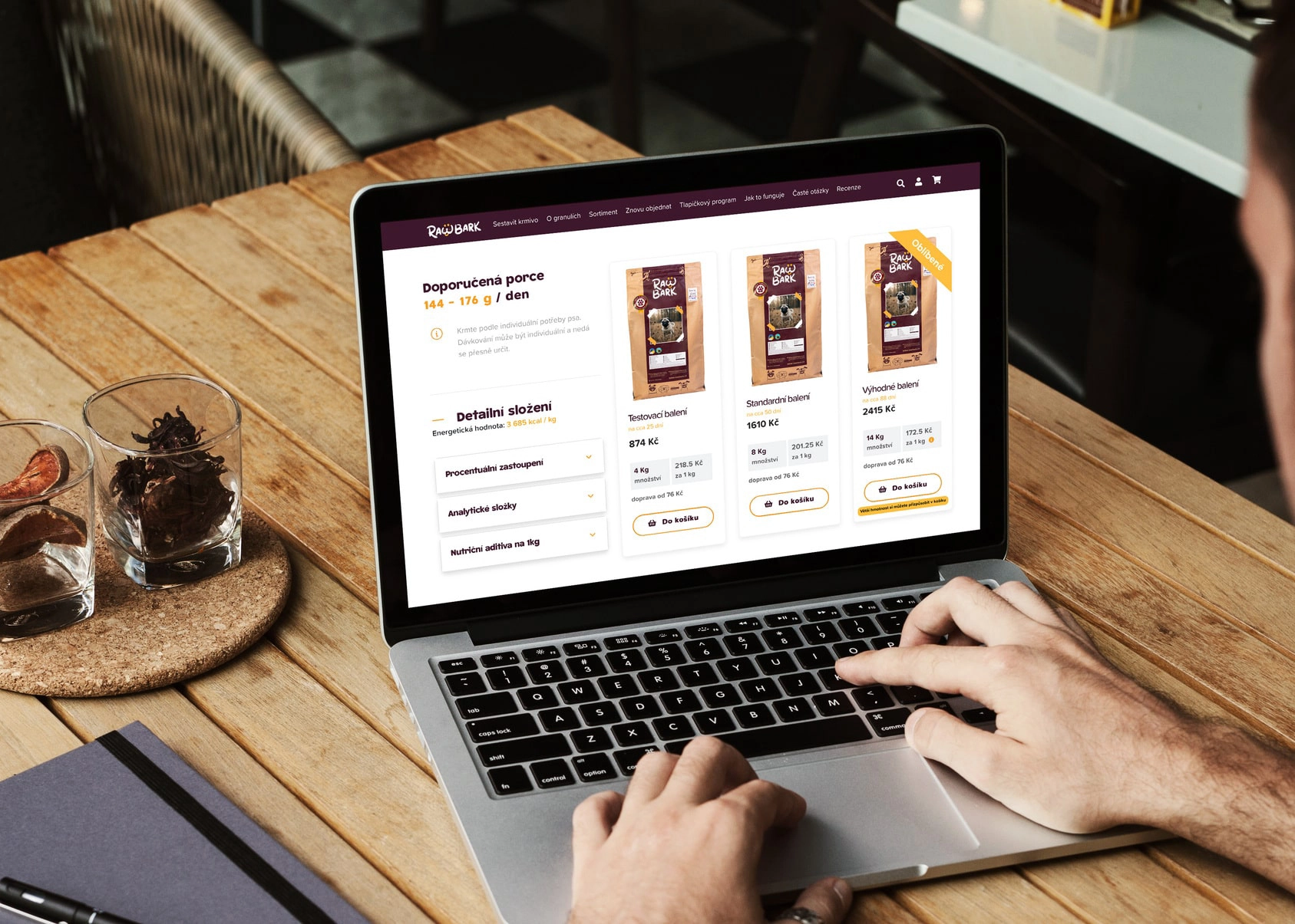 Krok 2 výběr váhy